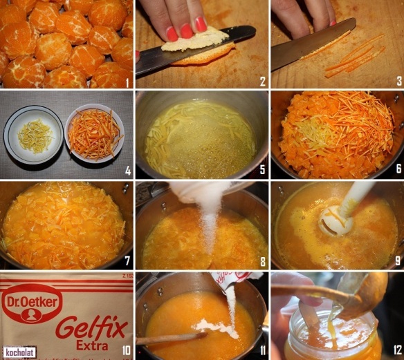 preparación mermelada naranjas